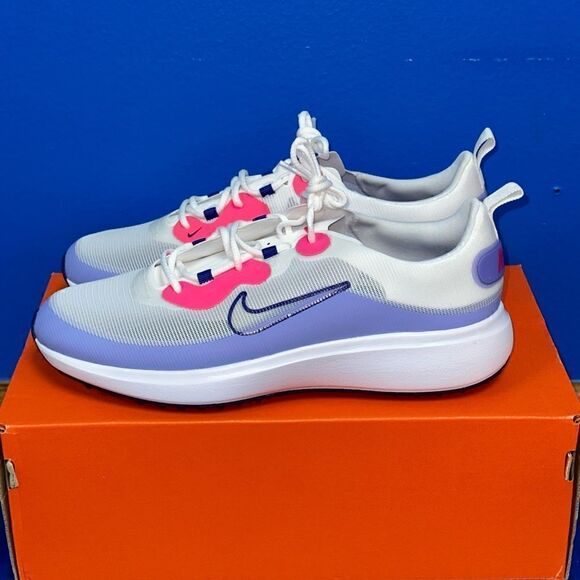 Size 9.5- Women’s Nike Golf Ace Summerlite Shoes Purple Pink White NEW - Picture 2 of 7